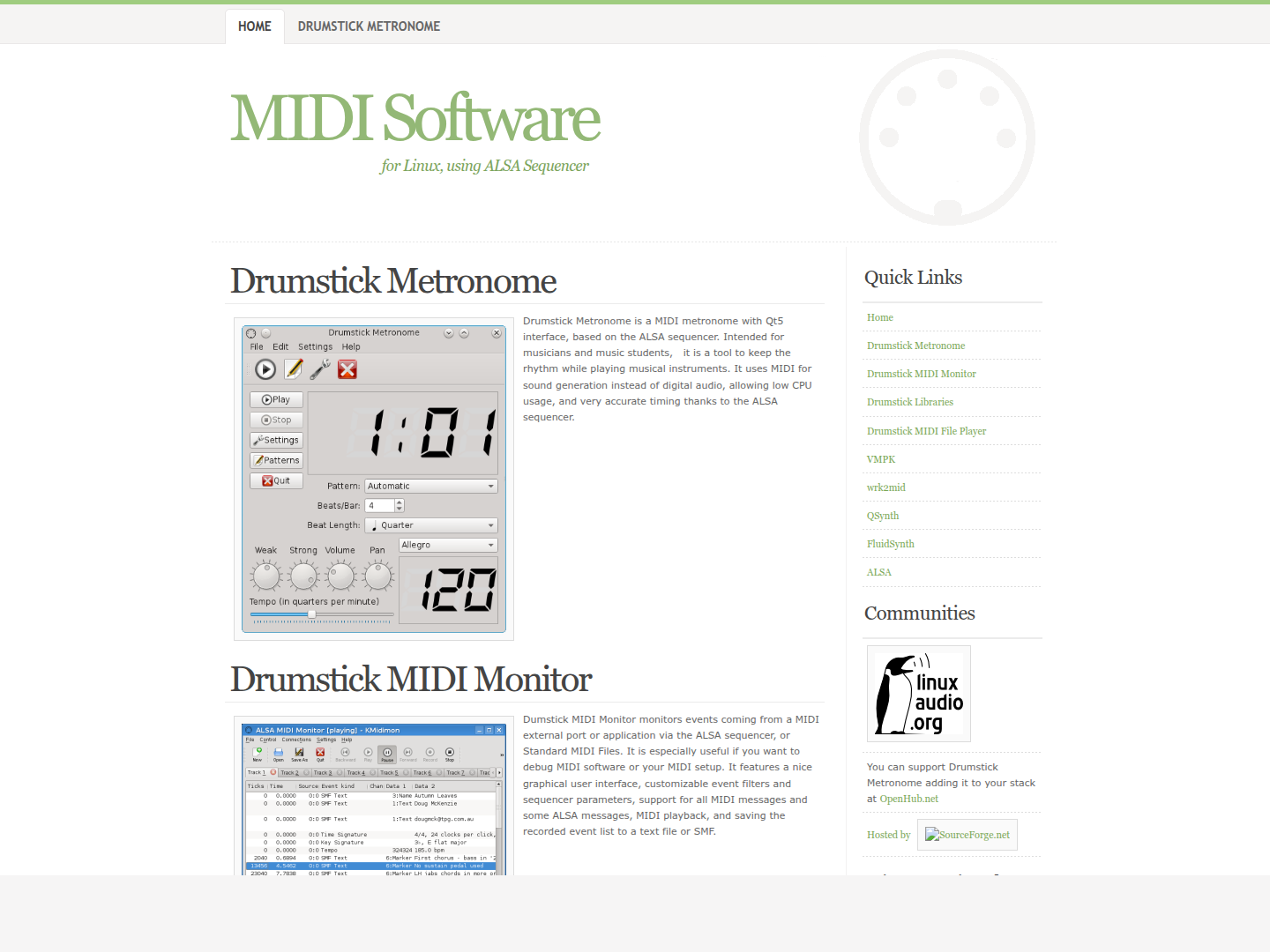 Drumstick Metronome