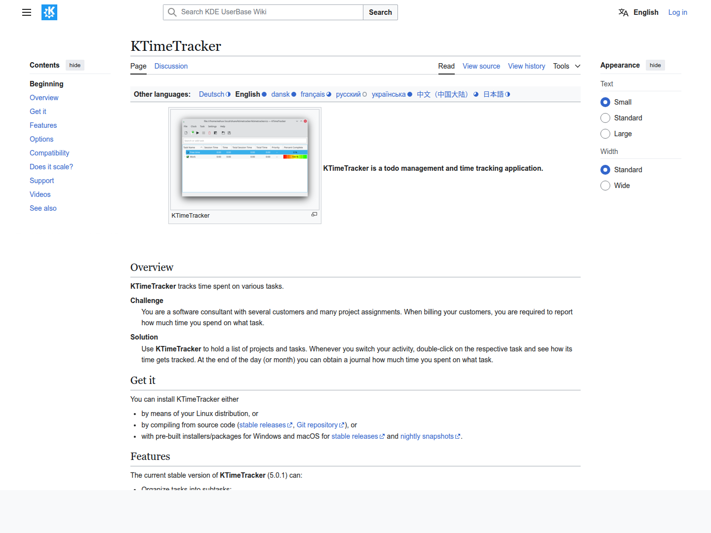 KTimeTracker