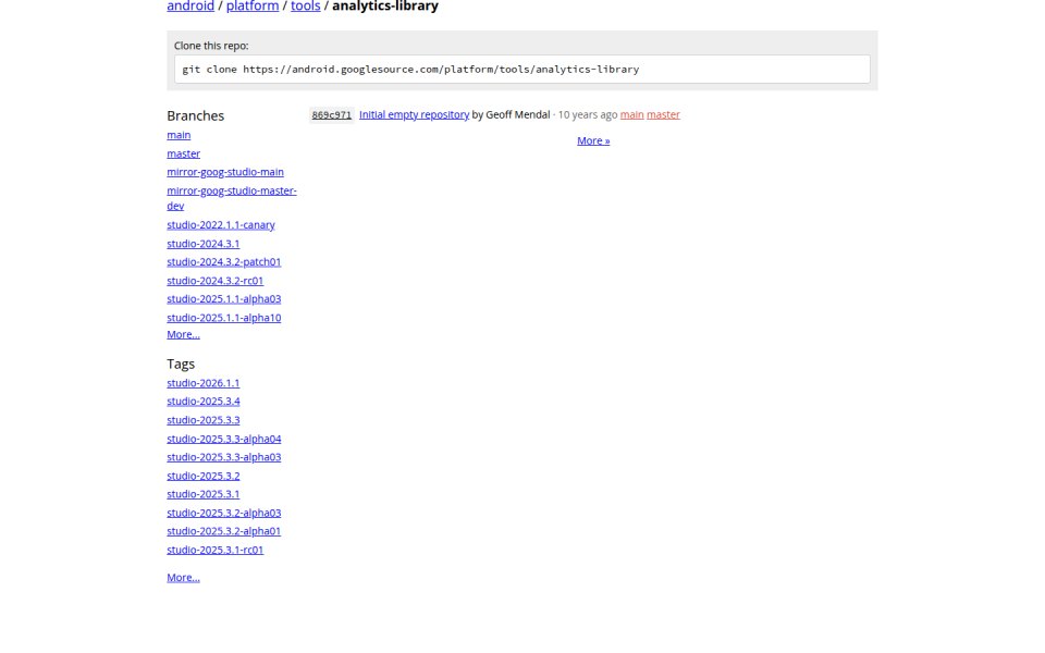 Libandroid Tools Analytics Library Java