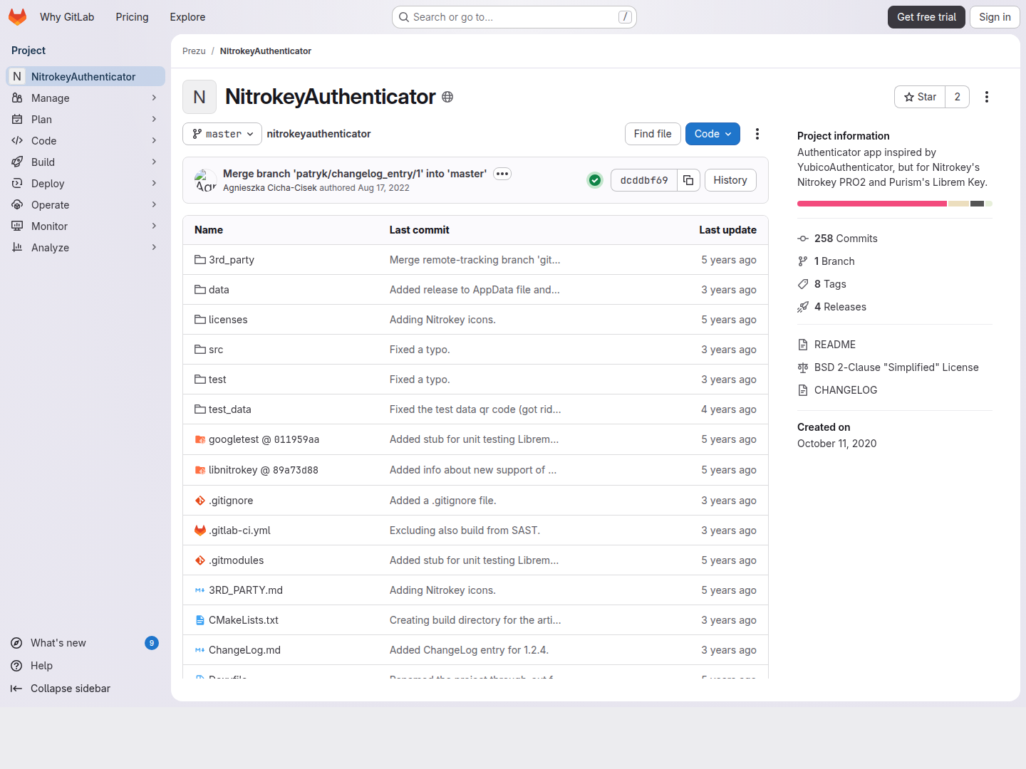 Nitrokey Authenticator