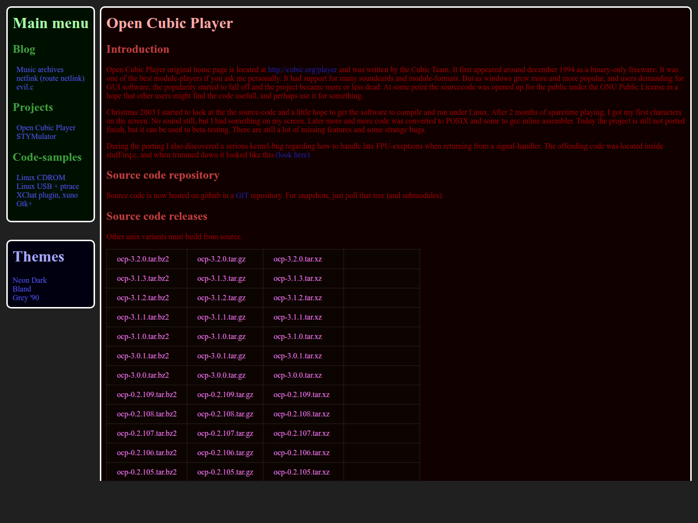 Open Cubic Player