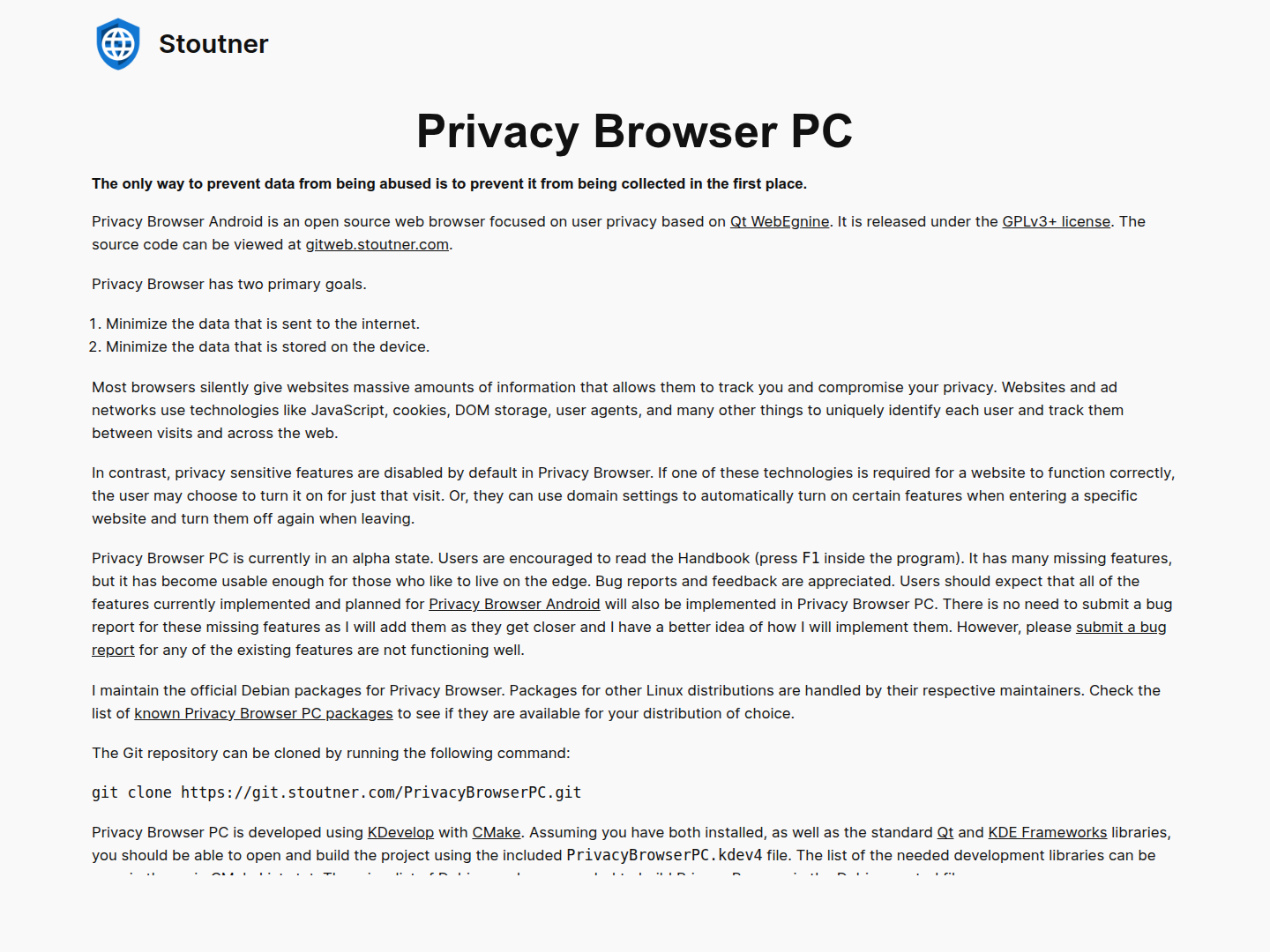 Privacy Browser