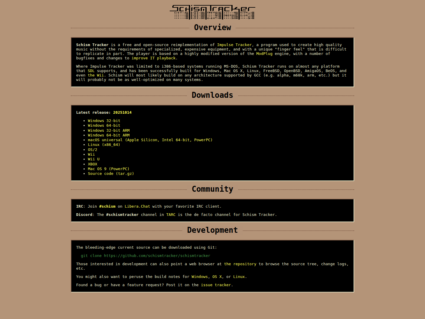 Schism Tracker