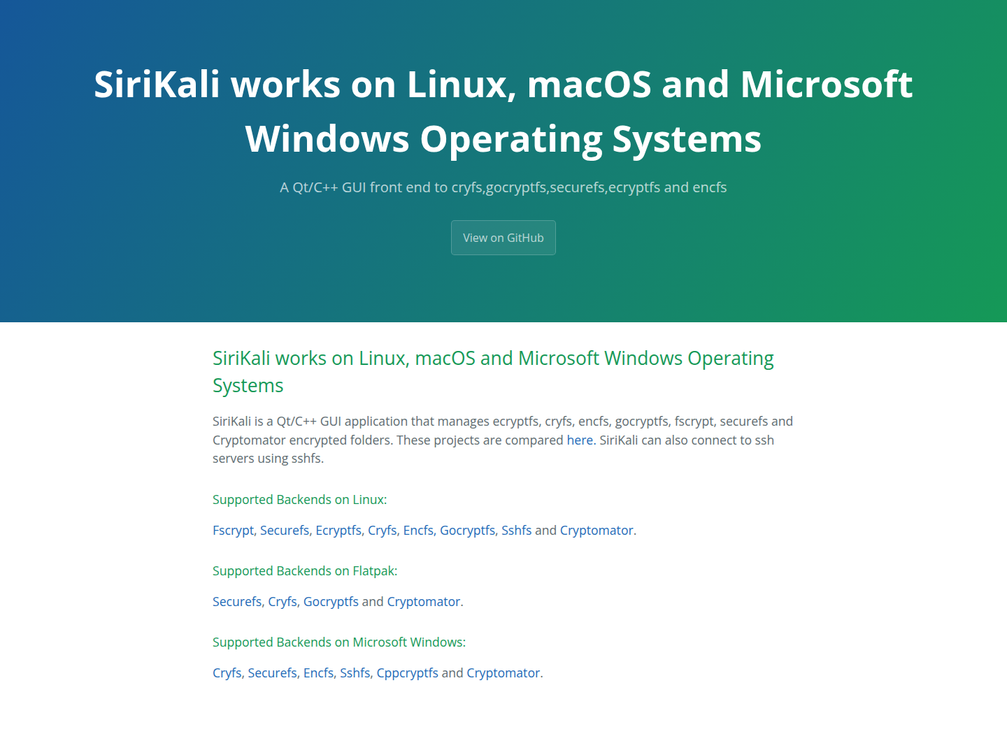 SiriKali