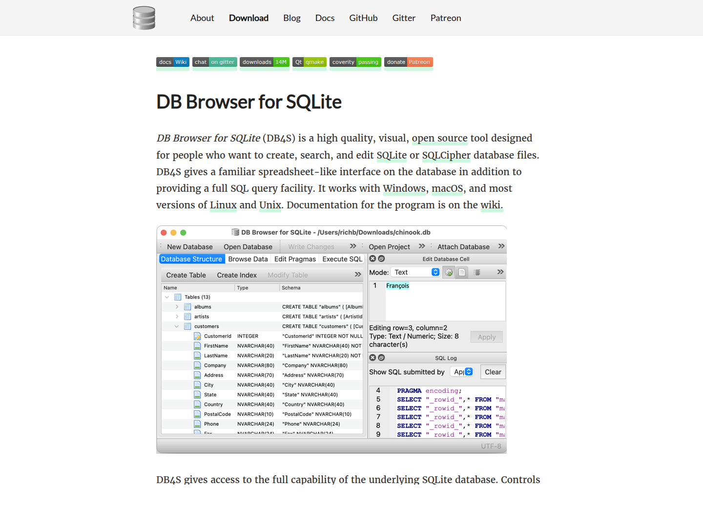 DB Browser for SQLite