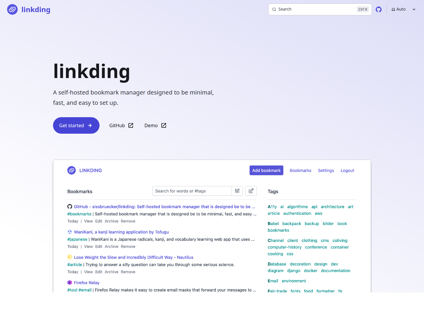 Linkding