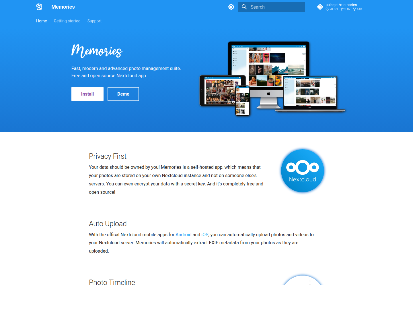 Nextcloud Memories