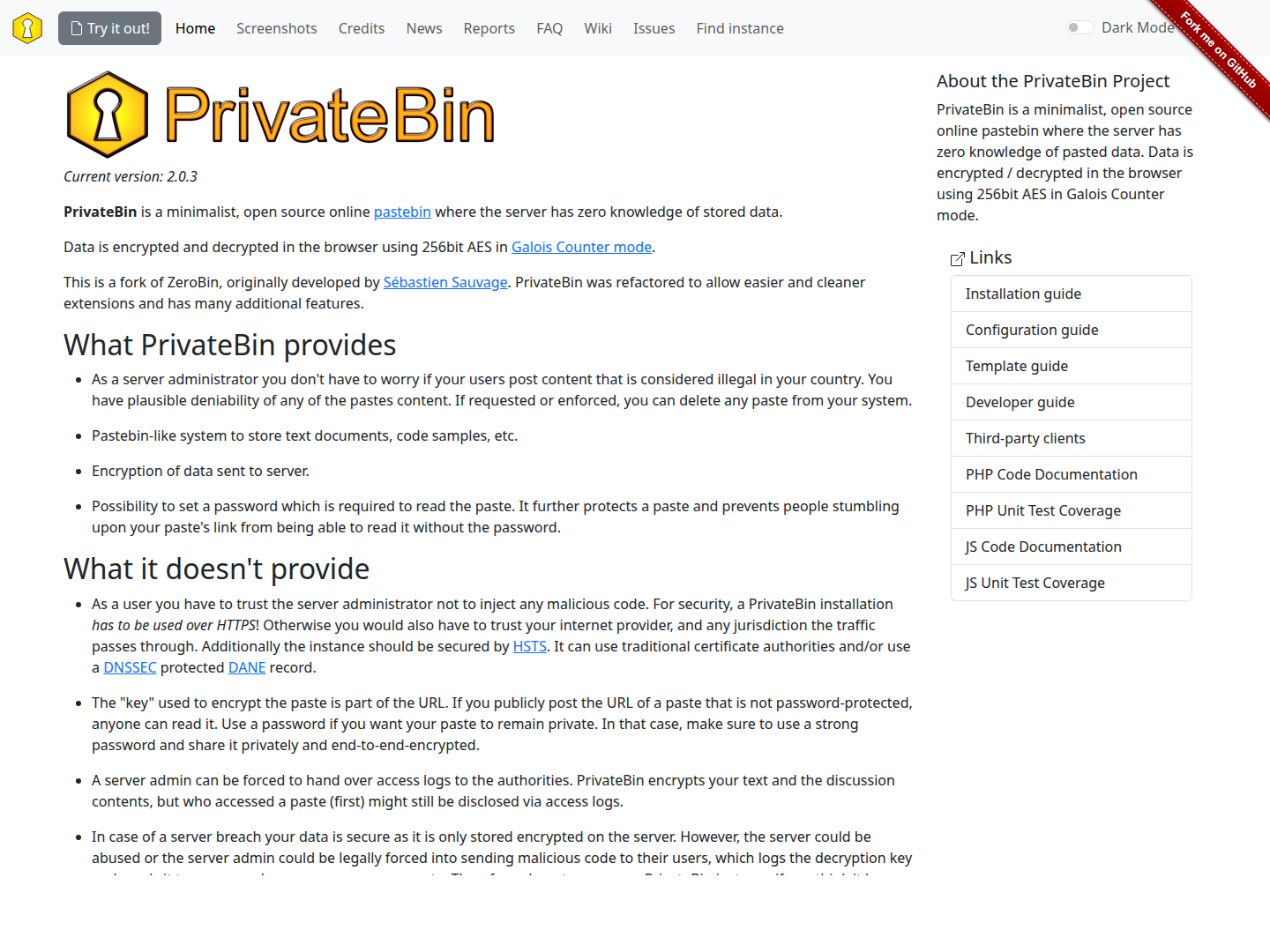 PrivateBin