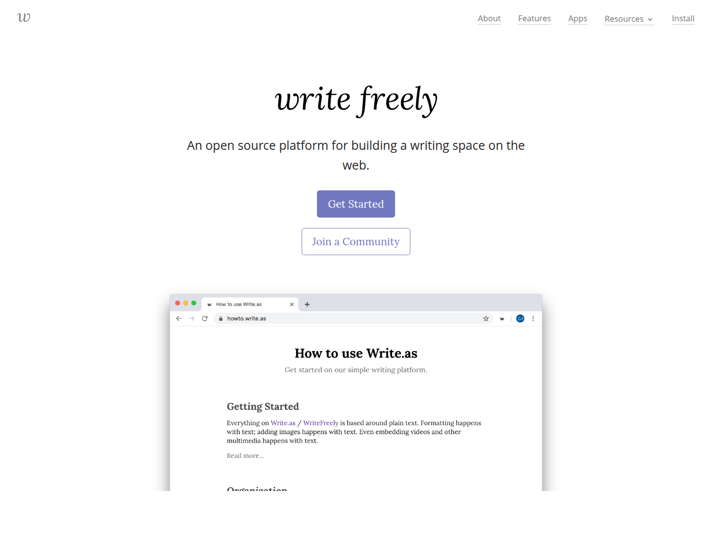 WriteFreely