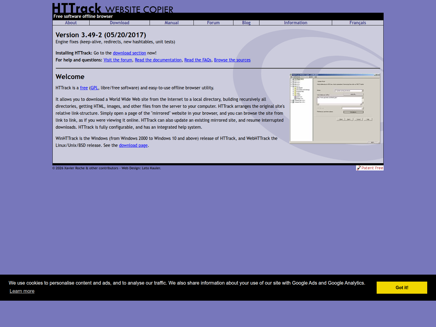 Browse Mirrored Websites